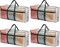 Pack Extra Large Moving Bags, Heavy Duty Storage, Moving Boxes, Large Storage Bins with Lids Alternative for College, Christmas Tree, Packing Supplies Essentials (Clear, 4 Pack)